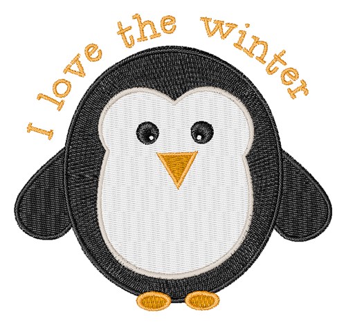 Love The Winter Machine Embroidery Design