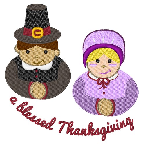 Blessed Thanksgiving Machine Embroidery Design