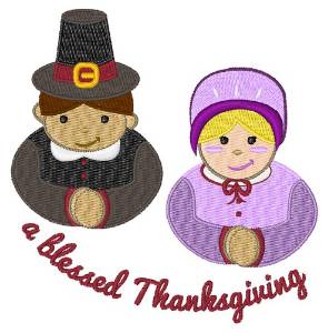 Picture of Blessed Thanksgiving Machine Embroidery Design