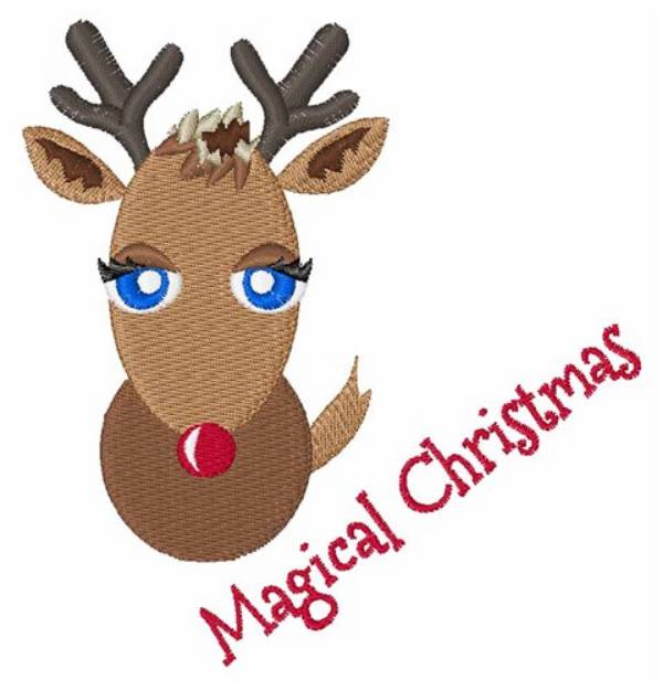 Picture of Magical Christmas Machine Embroidery Design