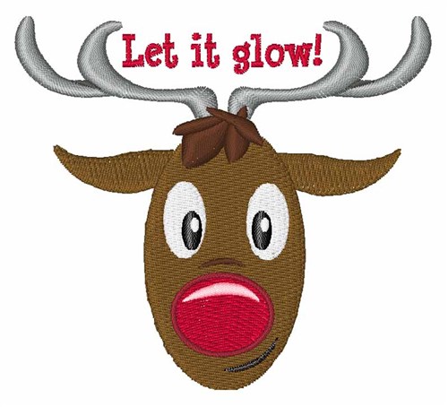 Let It Glow! Machine Embroidery Design