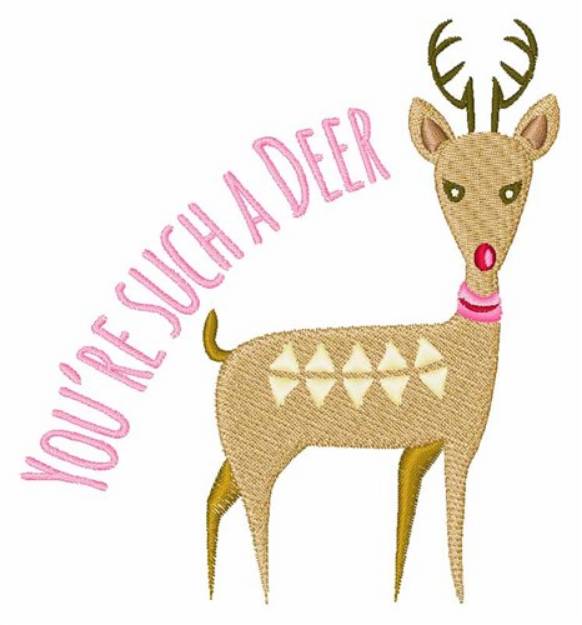 Picture of Such A Deer Machine Embroidery Design