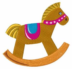 Picture of Rocking Horse Machine Embroidery Design