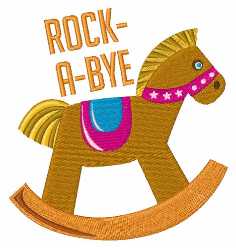 Rock A Bye Machine Embroidery Design