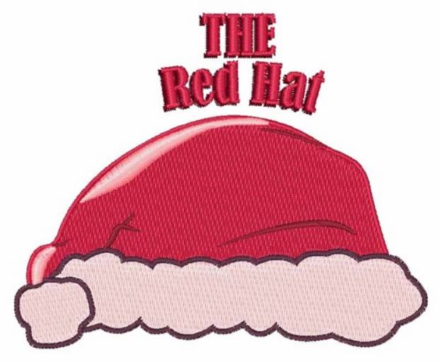Picture of Red Hat Machine Embroidery Design