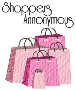 Picture of Shoppers Annonymous Machine Embroidery Design