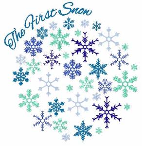 Picture of First Snow Machine Embroidery Design