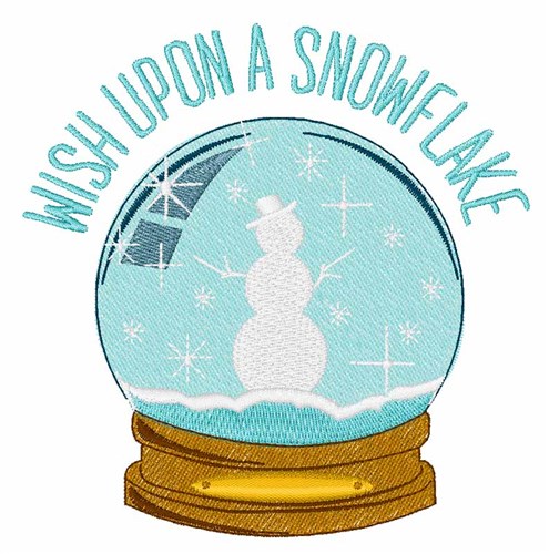 A Snowflake Machine Embroidery Design