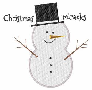 Picture of Christmas Miracles Machine Embroidery Design