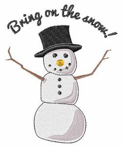 Picture of Bring On Snow Machine Embroidery Design