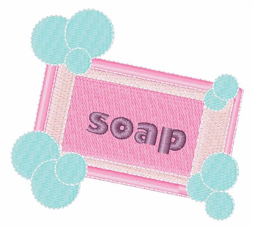 Bar Of Soap Machine Embroidery Design