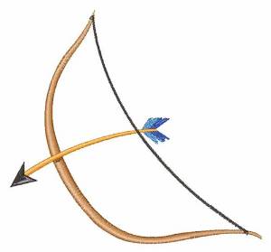 Picture of Bow & Arrow Machine Embroidery Design