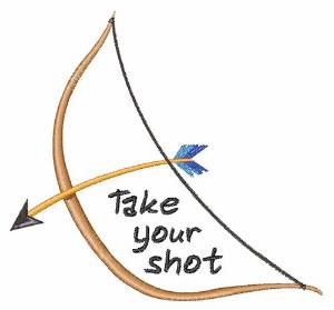 Picture of Take Your Shot Machine Embroidery Design