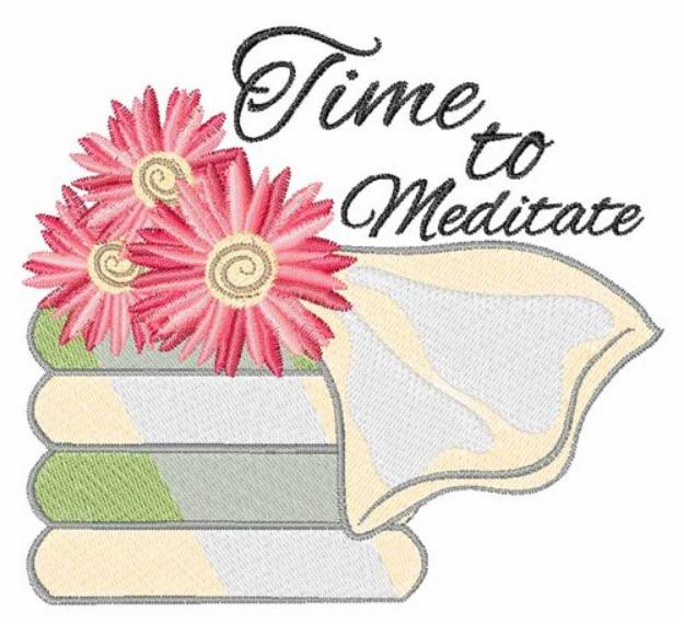 Picture of Time To Meditate Machine Embroidery Design