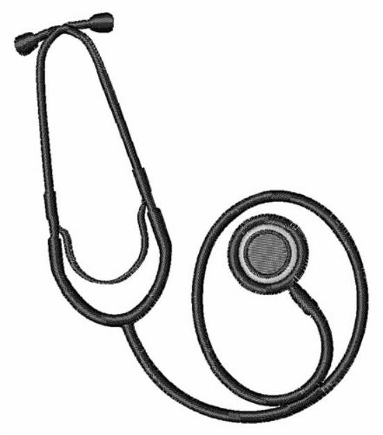 Picture of Stethoscope Machine Embroidery Design