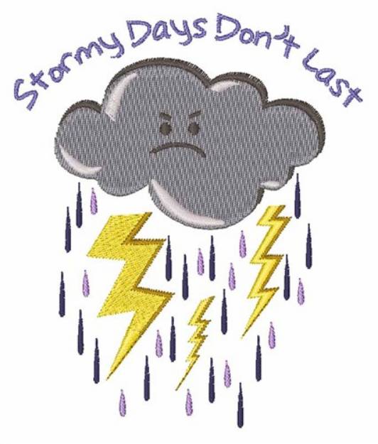 Picture of Stormy Days Machine Embroidery Design