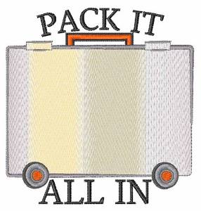 Picture of Pack It Machine Embroidery Design