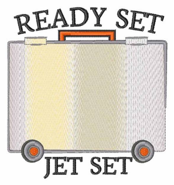 Picture of Jet Set Machine Embroidery Design