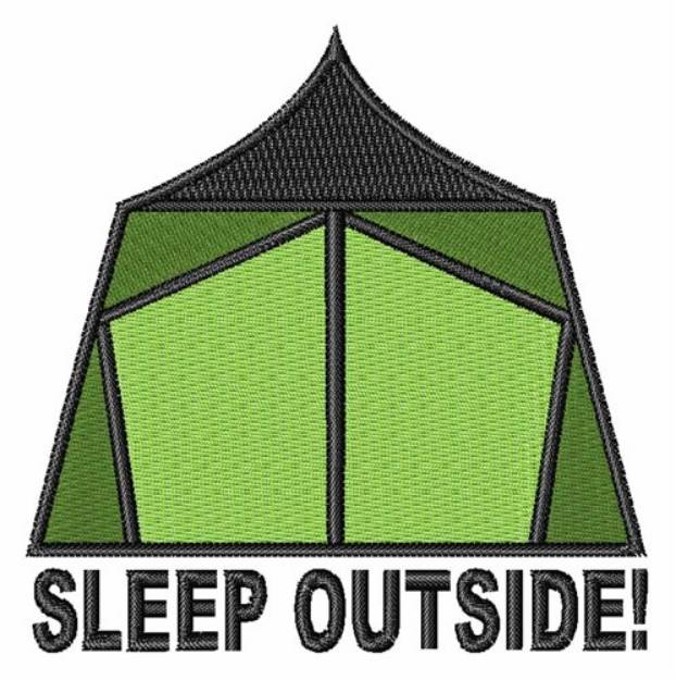 Picture of Sleep Outside Machine Embroidery Design