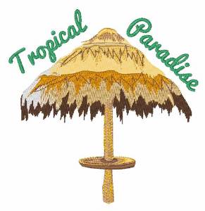 Picture of Tropical Paradise Machine Embroidery Design