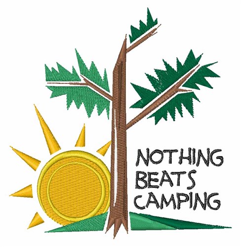 Camping Machine Embroidery Design