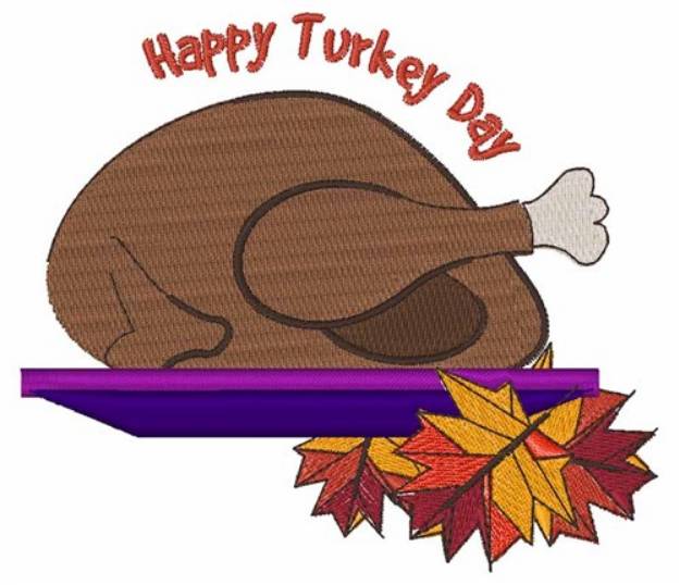 Picture of Turkey Day Machine Embroidery Design