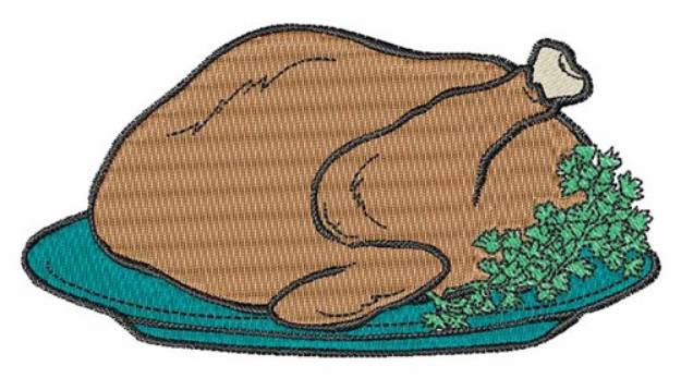Picture of Cooked Turkey Machine Embroidery Design