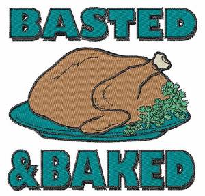Picture of Basted Turkey Machine Embroidery Design
