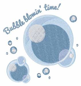 Picture of Bubble Blowin Machine Embroidery Design