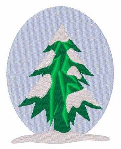 Picture of Snowy Tree Machine Embroidery Design