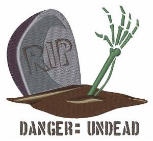Picture of Danger Undead Machine Embroidery Design