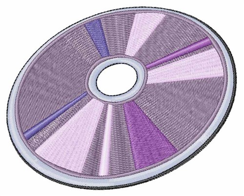 Compact Disc Machine Embroidery Design