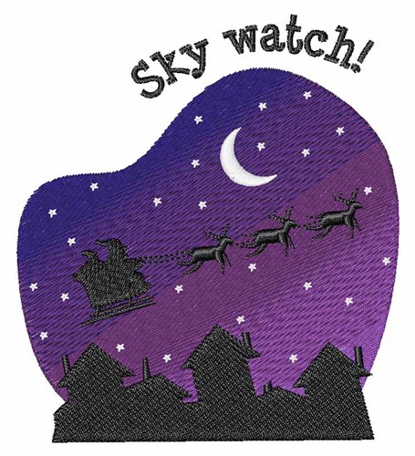Sky Watch Machine Embroidery Design