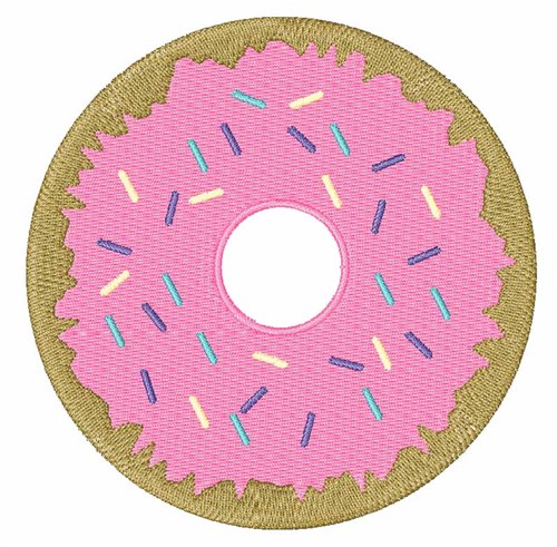 Doughnut Machine Embroidery Design