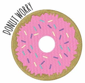 Picture of Donut Wory Machine Embroidery Design