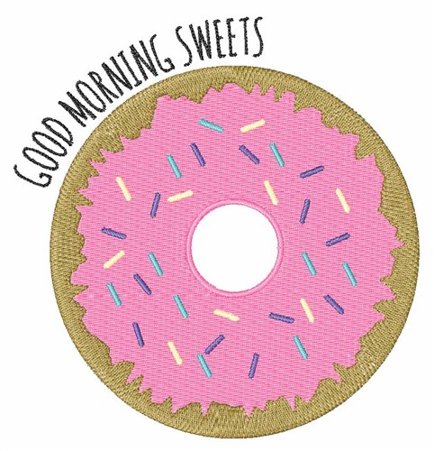 Morning Sweets Machine Embroidery Design