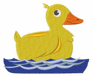 Picture of Yellow Duck Machine Embroidery Design