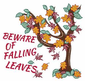 Picture of Falling Leaves Machine Embroidery Design