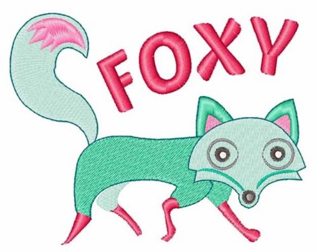 Picture of Foxy Machine Embroidery Design