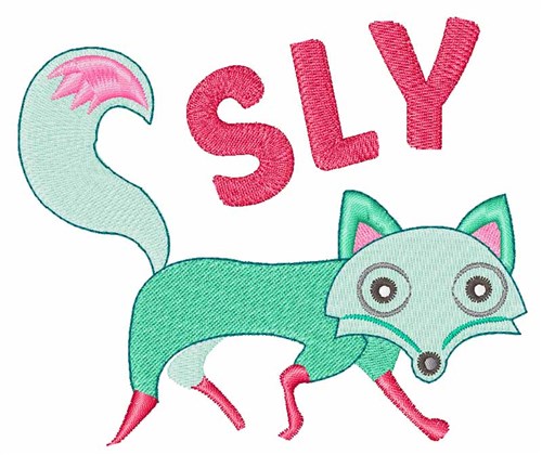 Sly Fox Machine Embroidery Design