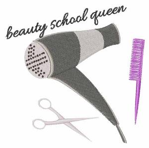 Picture of Beauty School Machine Embroidery Design