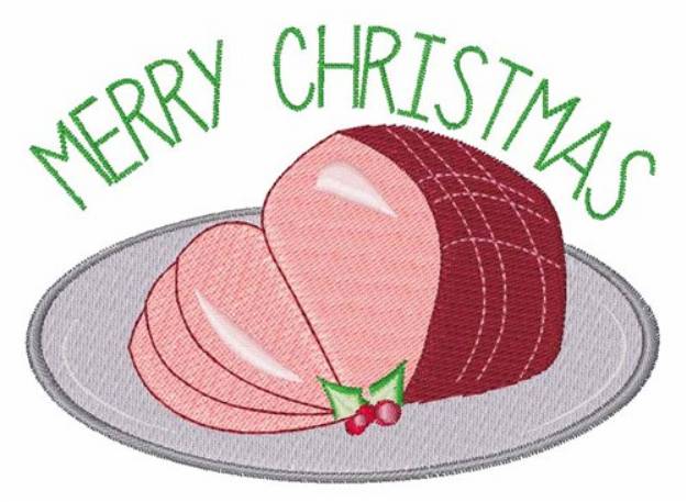 Picture of Christmas Ham Machine Embroidery Design