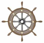 Picture of Ships Wheel Machine Embroidery Design
