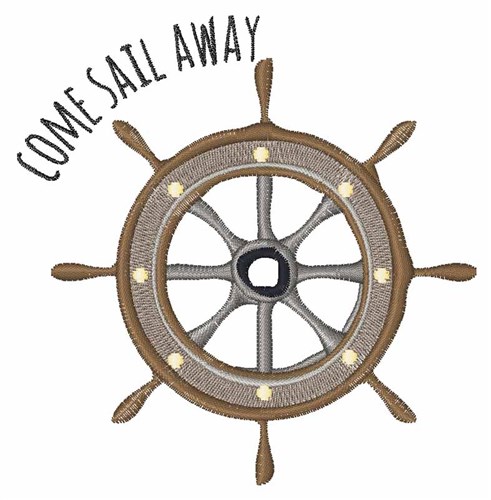 Sail Away Machine Embroidery Design