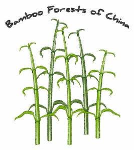 Picture of Bamboo Forest Machine Embroidery Design