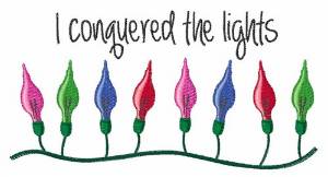 Picture of Conquered Lights Machine Embroidery Design