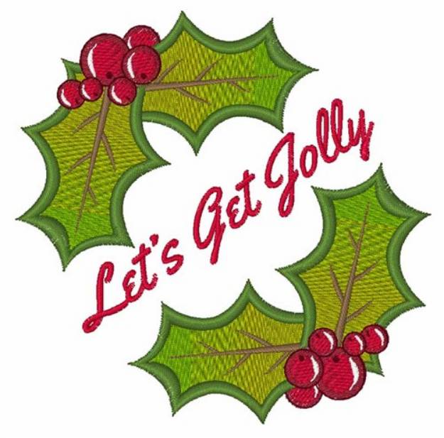 Picture of Get Jolly Machine Embroidery Design