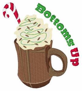 Picture of Bottoms Up Machine Embroidery Design