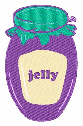 Jelly Jar Machine Embroidery Design