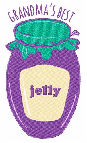 Grandmas Jelly Machine Embroidery Design